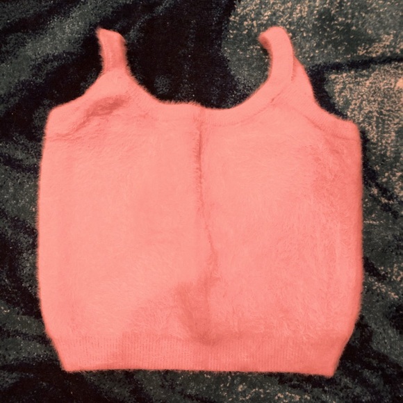 Beginning Boutique Jupiter Fluffy Crop Top - Picture 2 of 4